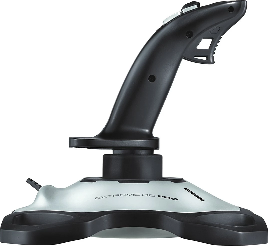 Joystick Logitech G Extreme 3D PRO, PC, Digital, Wired, USB 2.0, Zi, Bardhë