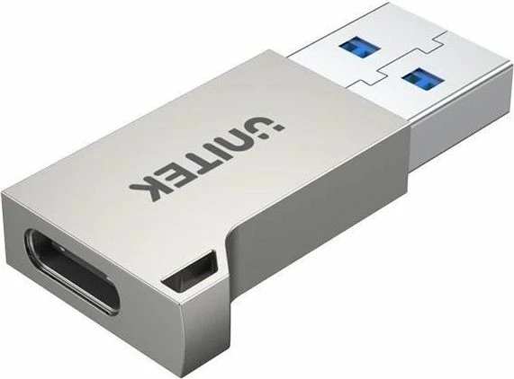 Adapter USB-C në USB-A Unitek A1034NI USB 3.1 Gen1, argjendtë