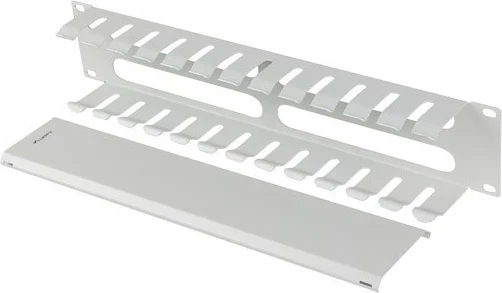 Organizues Kabllash Lanberg 19'' 2U me kapak tip A, gri