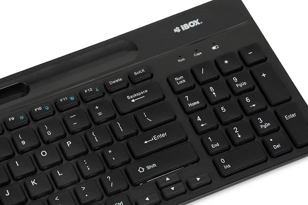 Tastierë IBOX Kallisto BT/2.4GHZ Wireless, e zezë