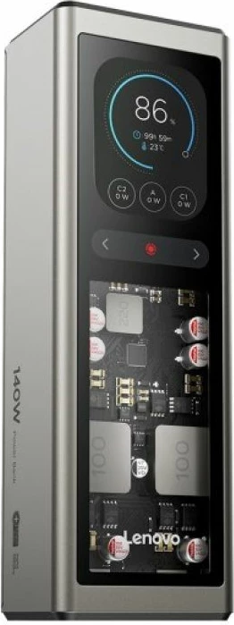 Power bank Lenovo 140W 20000 mAh, gri