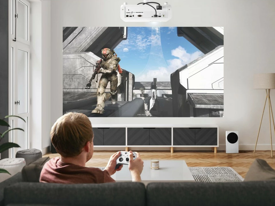 Projektor Viewsonic PX749-4K, 4000 ANSI lumens, UHD 4K, i bardhë