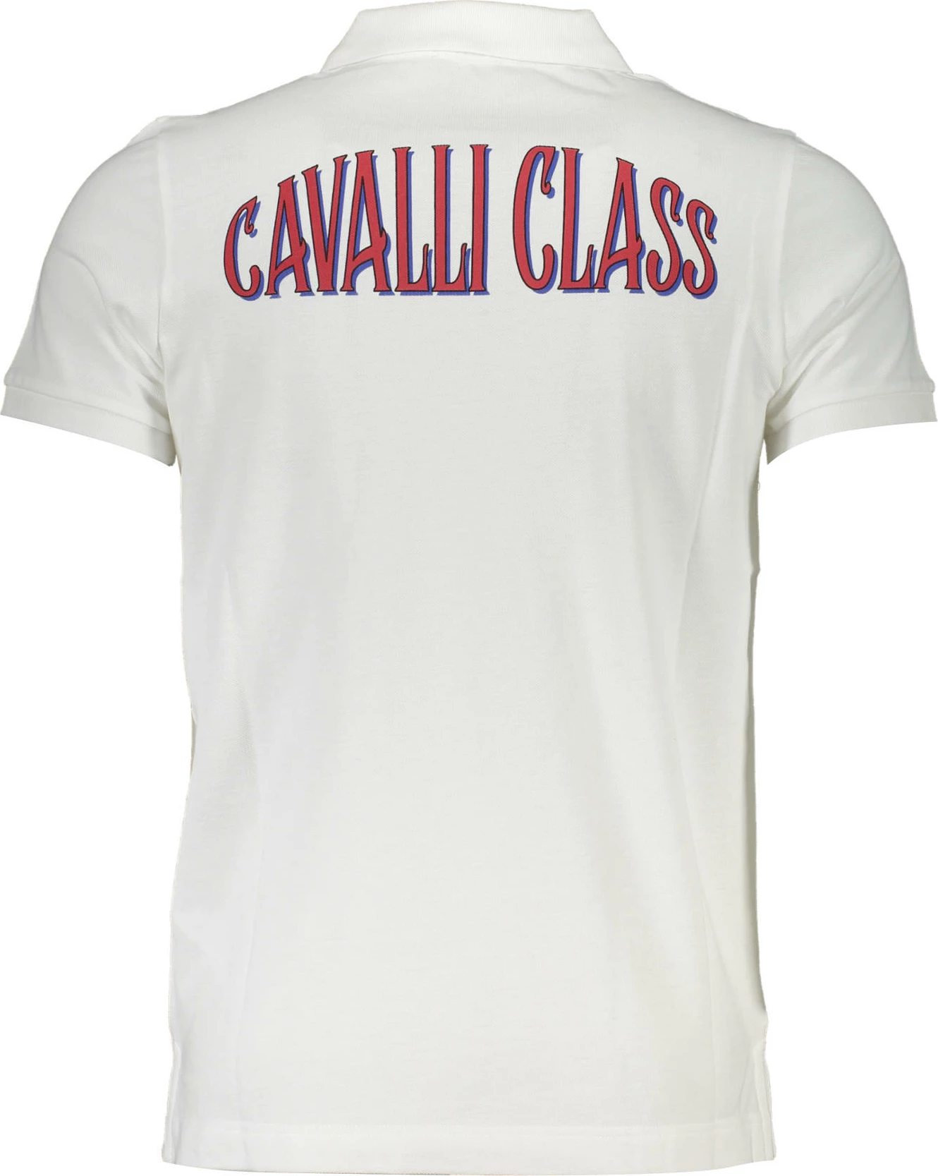 Polo për meshkuj CAVALLI CLASS, të bardhë