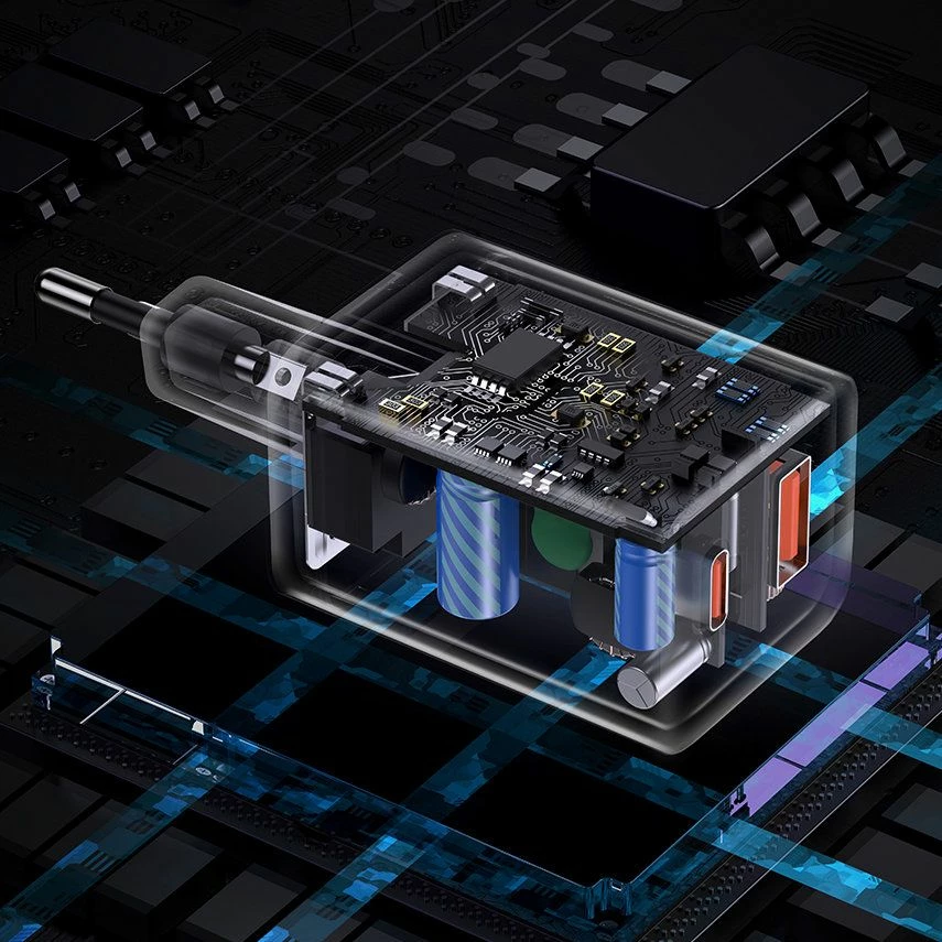 Karikues rrjeti Baseus Super Si Pro CCSUPP-E02 30W PD/QC, 1x USB-A + 1x USB-C, 3A, i bardhë