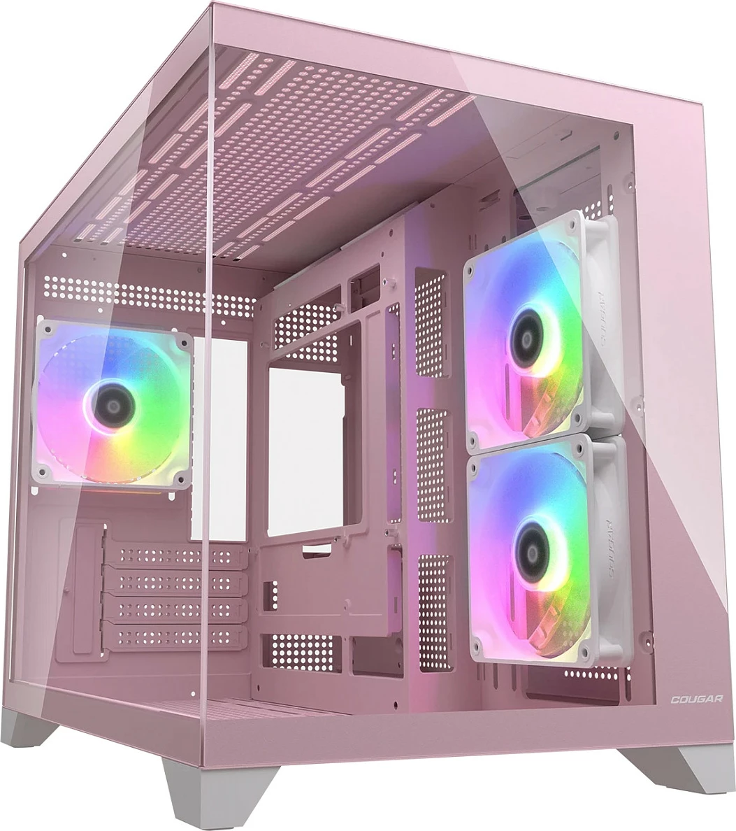 Kasë Mini Tower Cougar FV150, ARGB, Pink