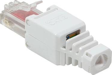 Konektor RJ45 LogiLink Cat6 UTP, toolless, i bardhë