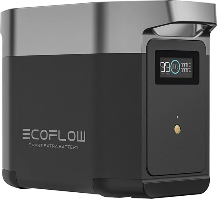 Bateri shtesë EcoFlow DELTA 2, 1024 Wh, për stacion energjie, e zezë
