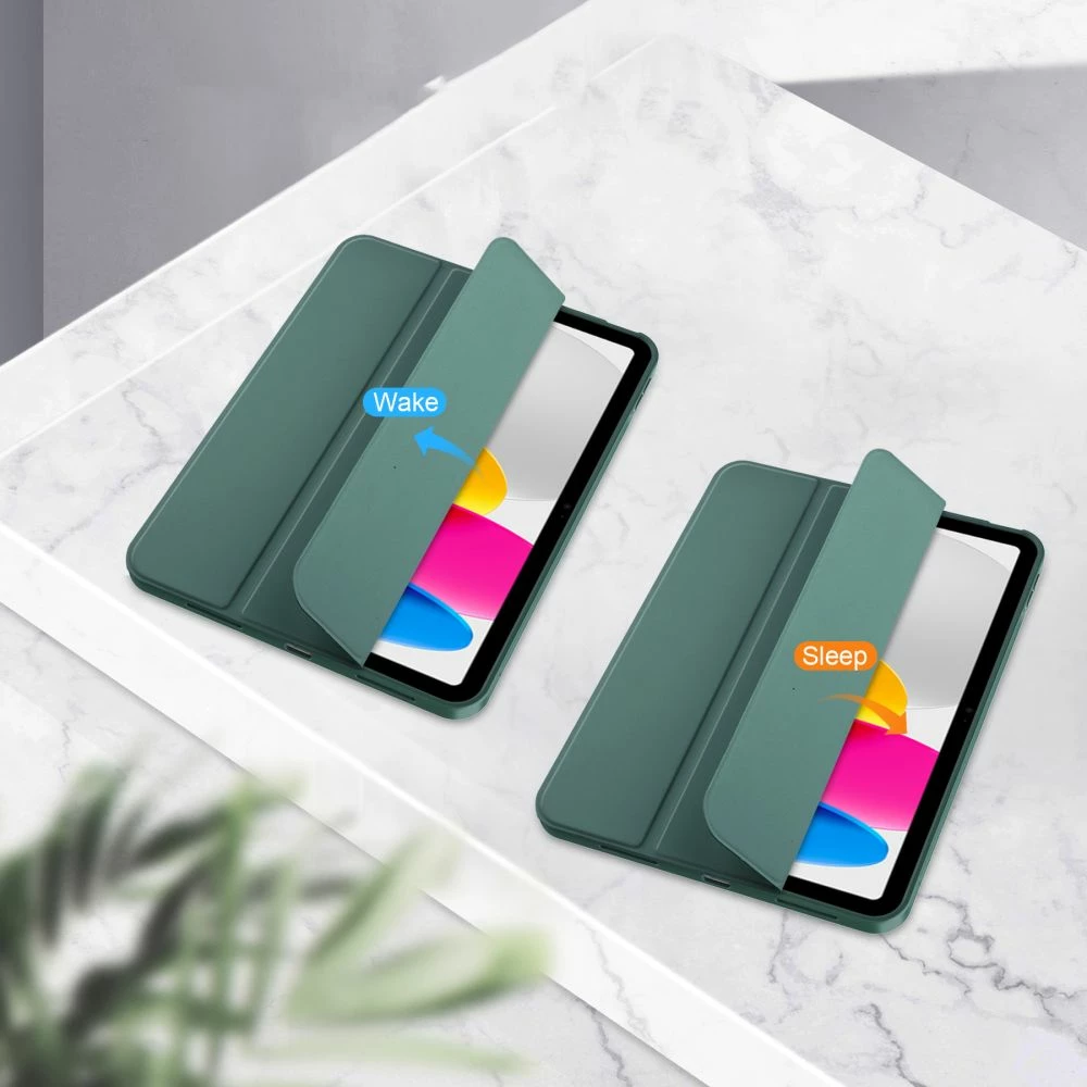 Mbështjellës Tech-Protect SC Pen për iPad 10.9" (2022), silikon, e gjelbër e çelët