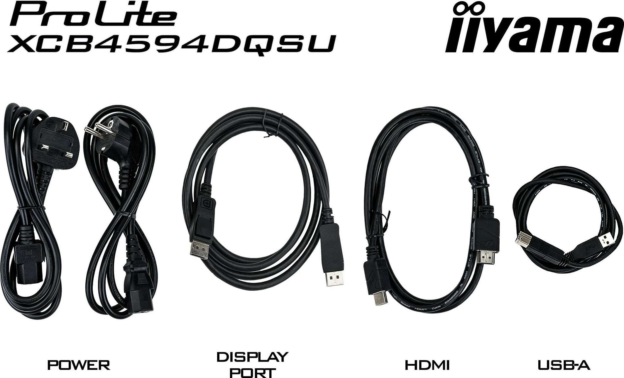 Monitor iiyama ProLite XCB4594DQSU-B1, 44.5", Curved, 5120x1440, VA, FreeSync, i zi