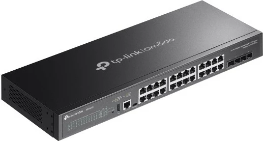 Switch TP-Link Omada SG5428X, Managed, L3, Gigabit Ethernet, Montim në rack, Ngjyrë e zezë