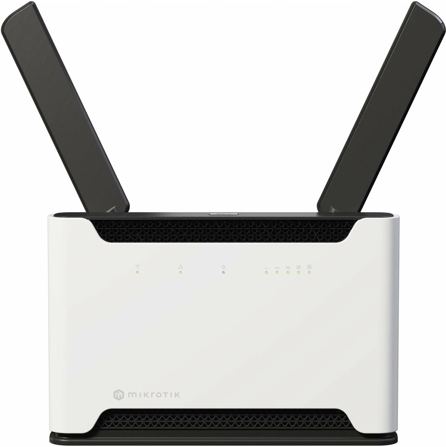 Router MikroTik Chateau 5G R17 ax (S53UG+5HaxD2HaxD-TC&RG650E-EU) Wi‑Fi 6 AX1800, modem 5G Release 17 me eSIM/microSIM, 5x LAN (1x 2.5GbE + 4x Gigabit), i bardhë