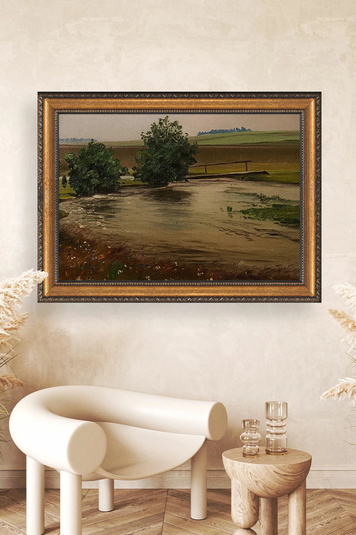 Pikturë dekorative në kanavacë me kornizë, Wallity, ATCRCVCNVSMDL43 - 50x70cm