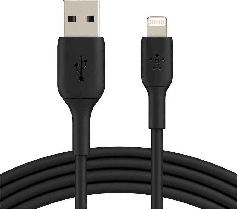 Kabllo Belkin CAA001BT1MBK, 1 m, Lightning, USB A, Ngjyrë e zezë