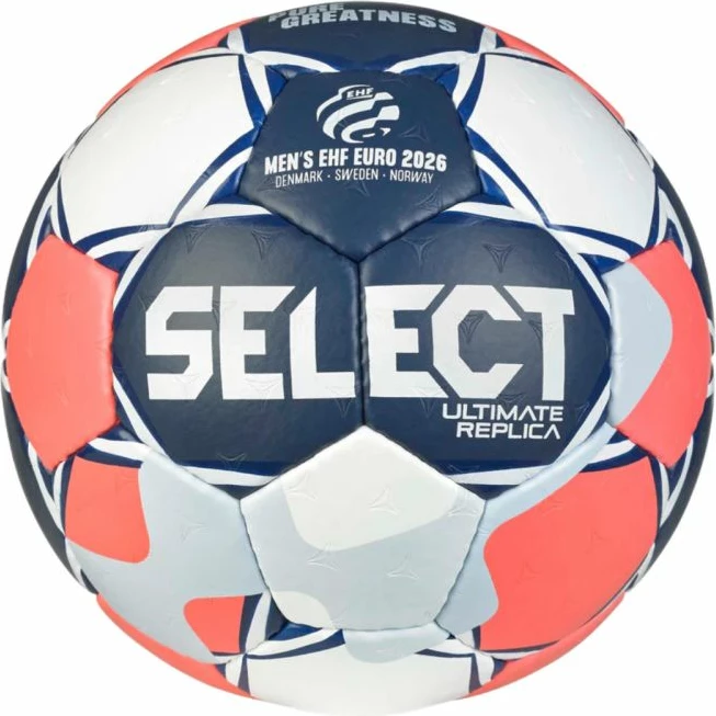 Top hendbolli Select për meshkuj, bardhë/kaltër/portokalli