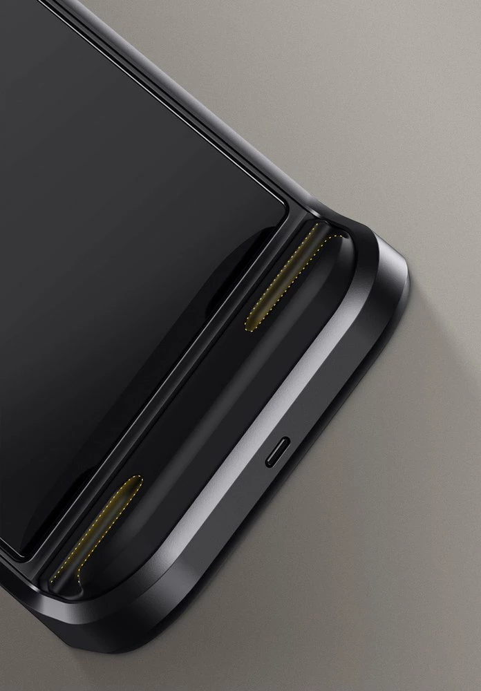 Mbajtës telefoni për makinë Baseus WXHZ-01 me karikues wireless 15W, i zi