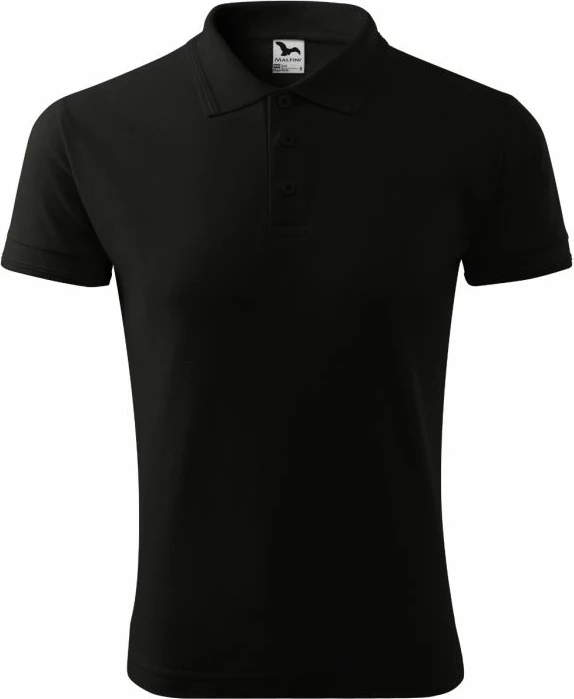 Fanellë polo Adler për meshkuj, e zezë [Madhësia: XL]