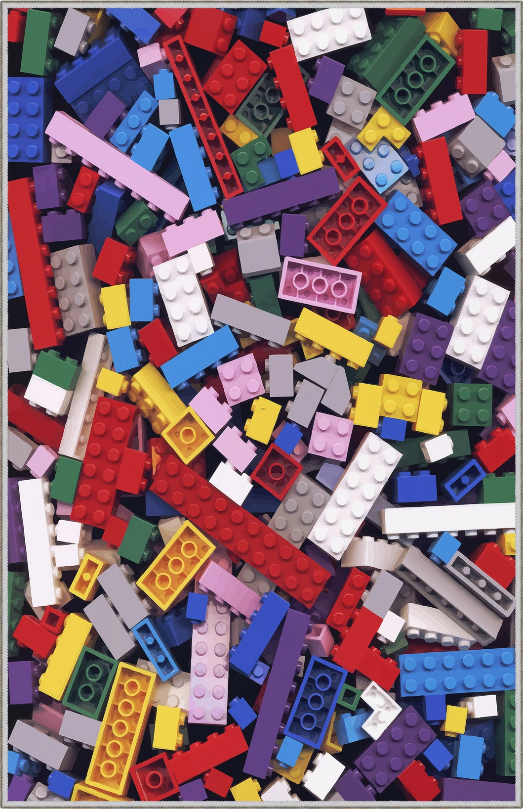 Qilim për korridor, shumëngjyrësh, WOOKECE147, 100x150cm