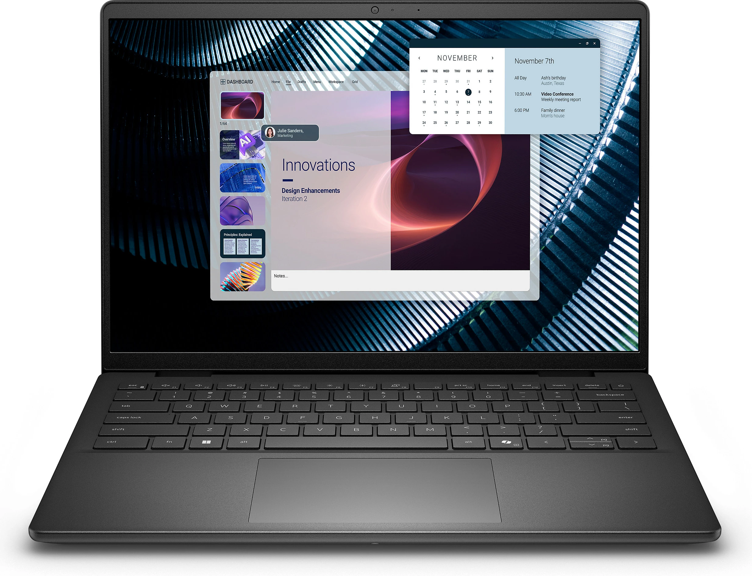 Laptop Dell Pro 14 Essential PV14250, Core 7 150U, 16GB RAM, 1TB SSD, Windows 11 Pro, i zi