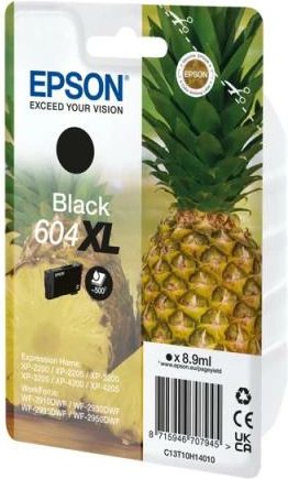 Kartrixh boje, Epson, 604 XL (C13T10H14010), 8.9 ml, ~500 faqe, e zezë