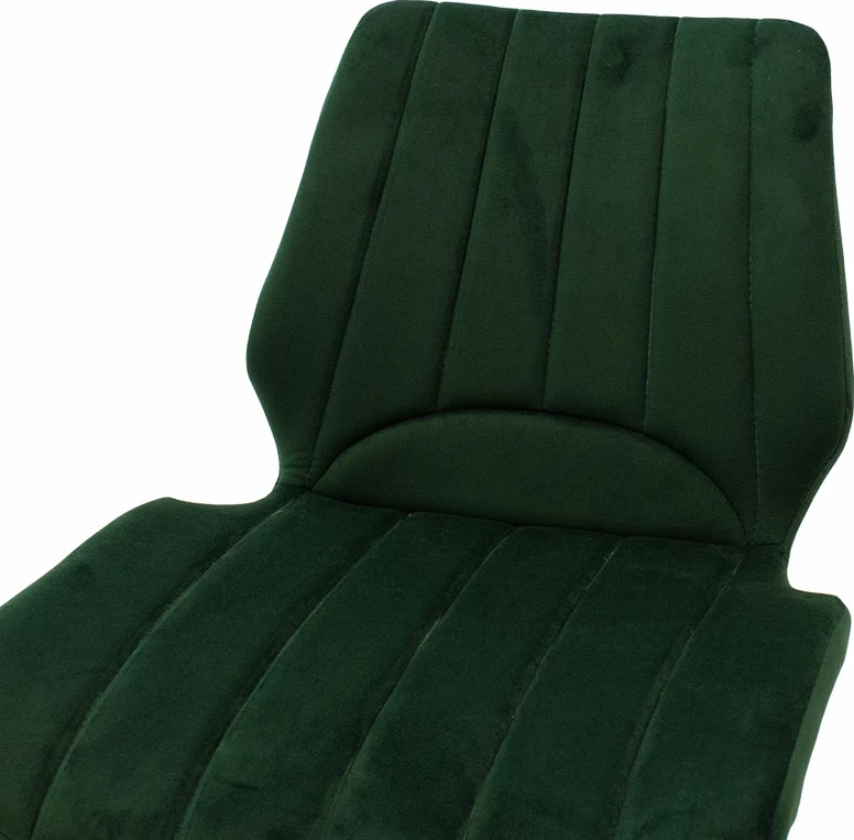 Karrige Sabia kadife jeshile e errët-këmbë të zeza