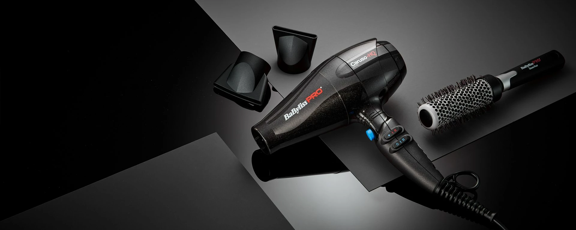 Tharëse flokësh Babyliss Caruso-HQ, 2400 W, E zezë