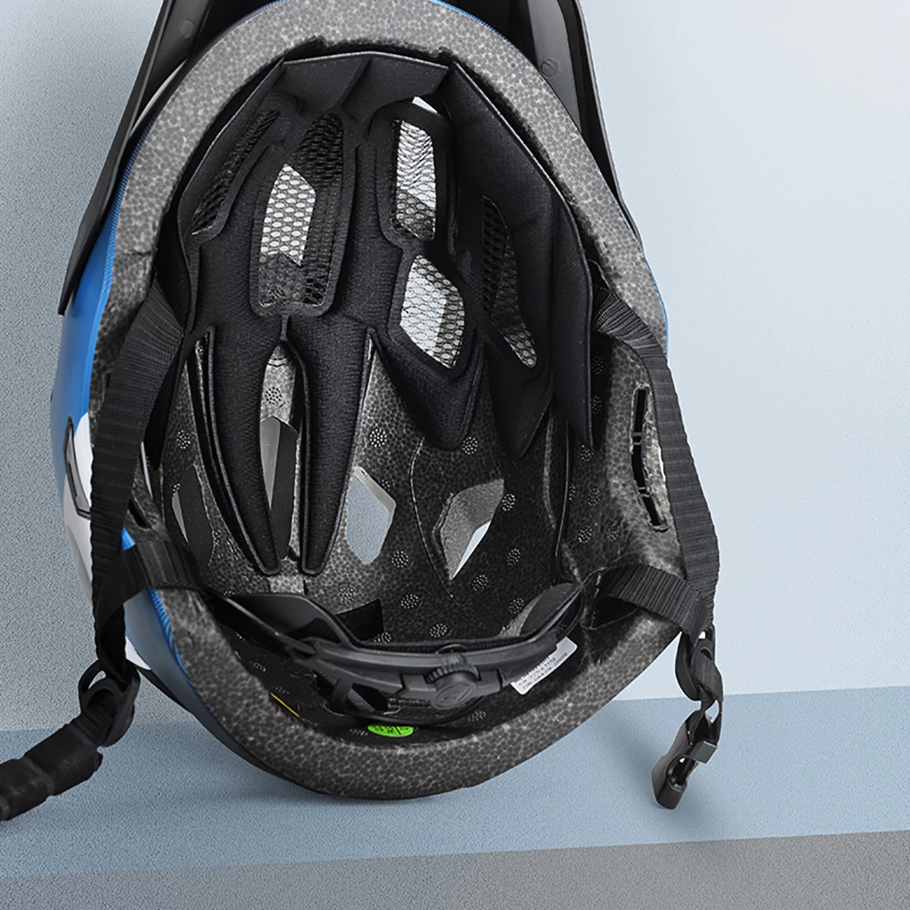 Helmetë biçiklete fëmijësh Rockbros TS-61 10110061001 2-në-1 me mjekërore të heqshme S (48–54 cm) blu