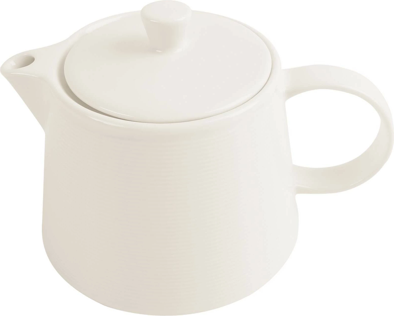 Çajnik Porland Line 500 ml, krem, set 6 copë