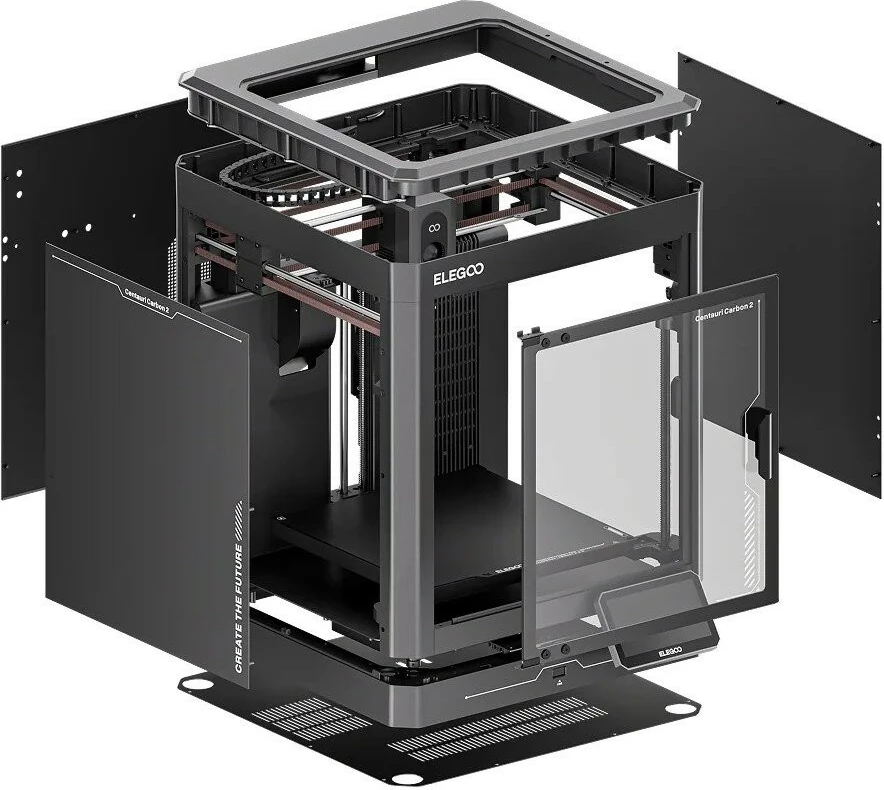 Printer 3D ELEGOO Centauri Carbon 2 Combo, Wi-Fi, ekran me prekje, filamente të ndryshme