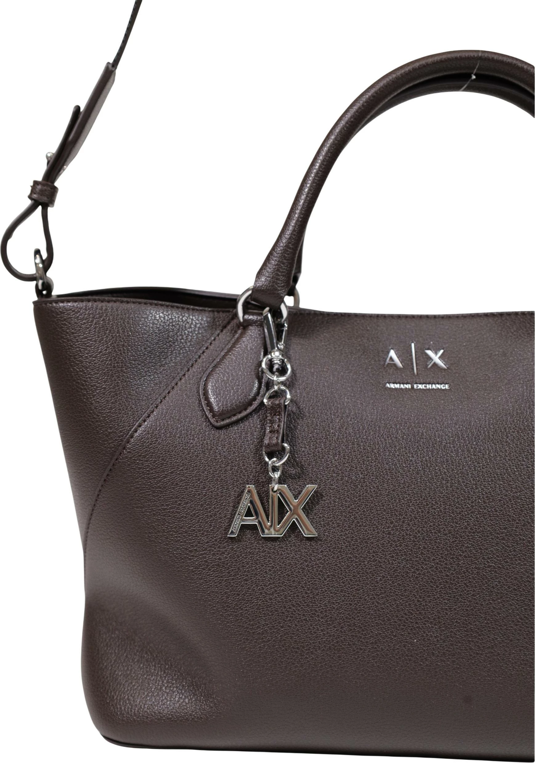 Çantë shopper për femra Armani Exchange XW003086 AF26569, kafe e errët