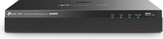 NVR TP-Link VIGI VIGINVR2016H-16MP4TB, 16 kanale, 4 TB, Ngjyrë e zezë