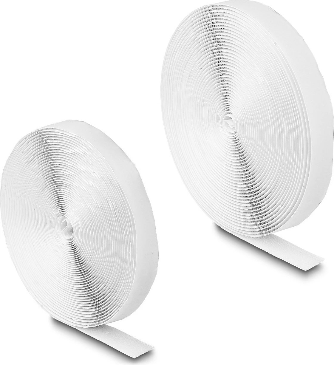 Shirit Velcro DeLOCK vetëngjitës 10 m x 20 mm, i bardhë