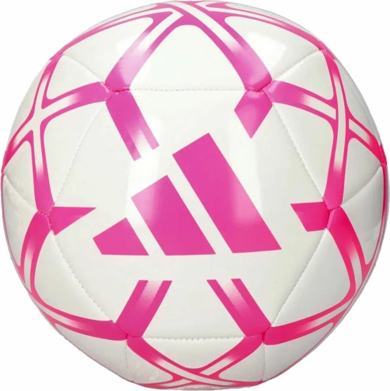 Topi futbolli adidas Starlancer, i bardhë dhe rozë [Madhësia: 4]