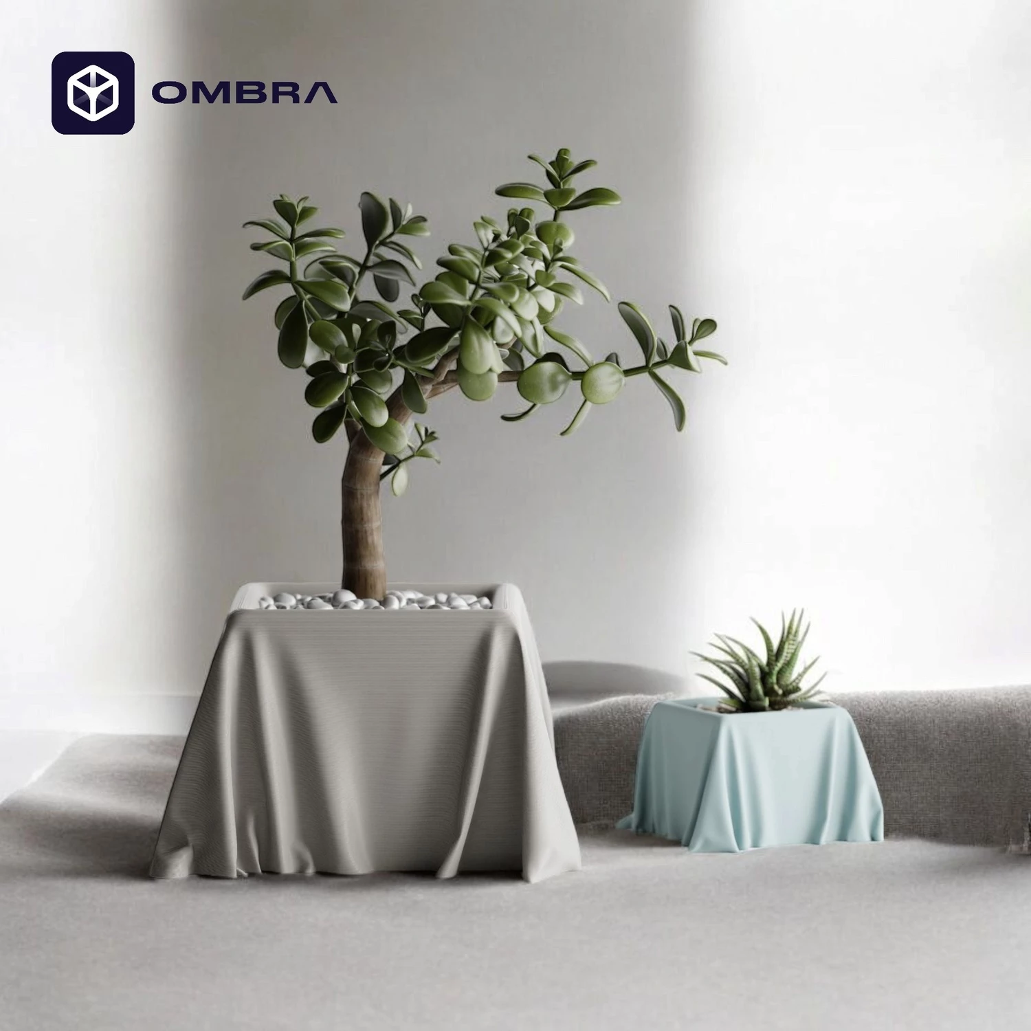 Vazo dekorative me strukturë si mëndafsh, madhësia M, hiri