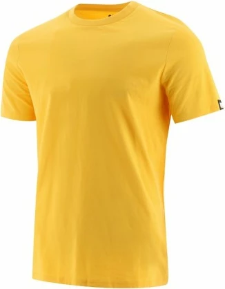 Maicë me mëngë të shkurtra CAT 1510590, 100% pambuk, 2XL, e verdhë
