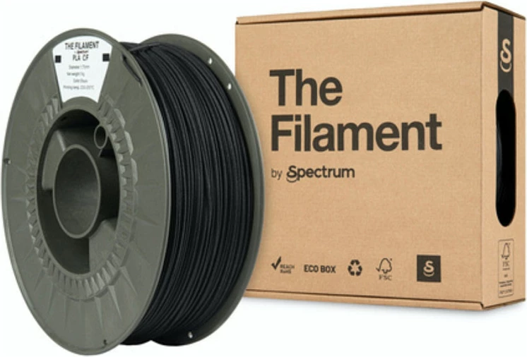 Filament 3D Spectrum TF-24094, PLA-CF, 1.75 mm, 1 kg, Technical Red