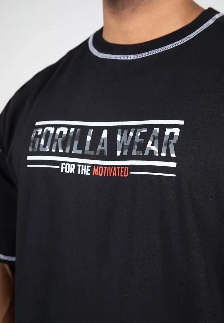 Saginaw Oversized T-Shirt - Black [Madhësia: S]