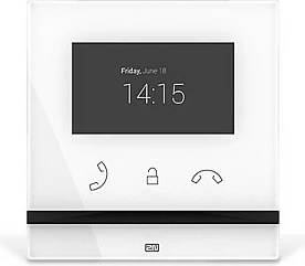 Monitor interkomi IP 2N Indoor Compact EntryCom, 4.3", touch, RJ-45, i bardhë