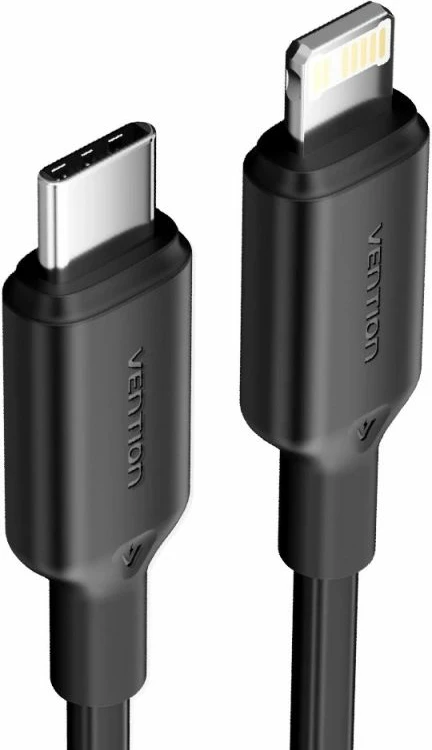 Kabllo USB-C në Lightning Vention, e zezë