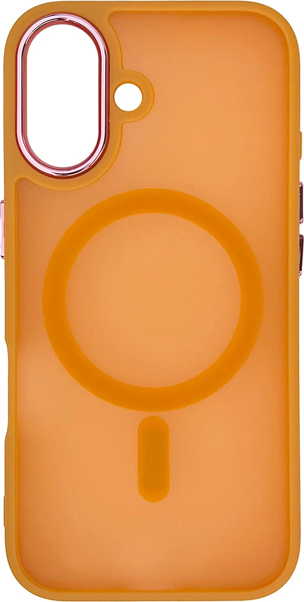 Mbështjellës Hurtel Fashion Case MagSafe për iPhone 16, Portokalli