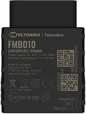 Tracker GPS Teltonika FMB010, OBDII, GSM/GNSS, Bluetooth, Single SIM, IP41, i zi