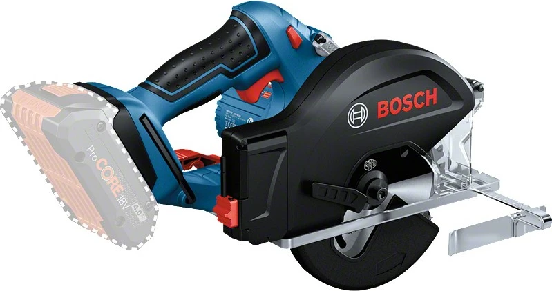 Sharrë rrethore metalike Bosch GKM 18V-50 Professional, 18V, pa kabllo