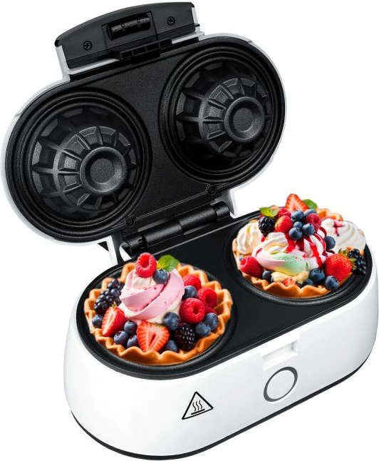 Aparat për waffle ADLER AD3062, 1000W, i bardhë
