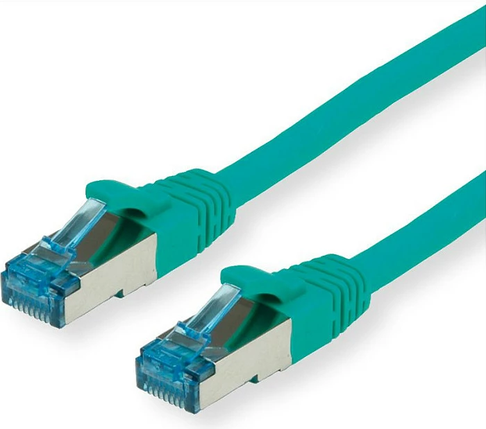 Kabllo rrjeti VALUE 21.99.1993, Cat6a, S/FTP, 1.5 m, RJ-45, e gjelbër