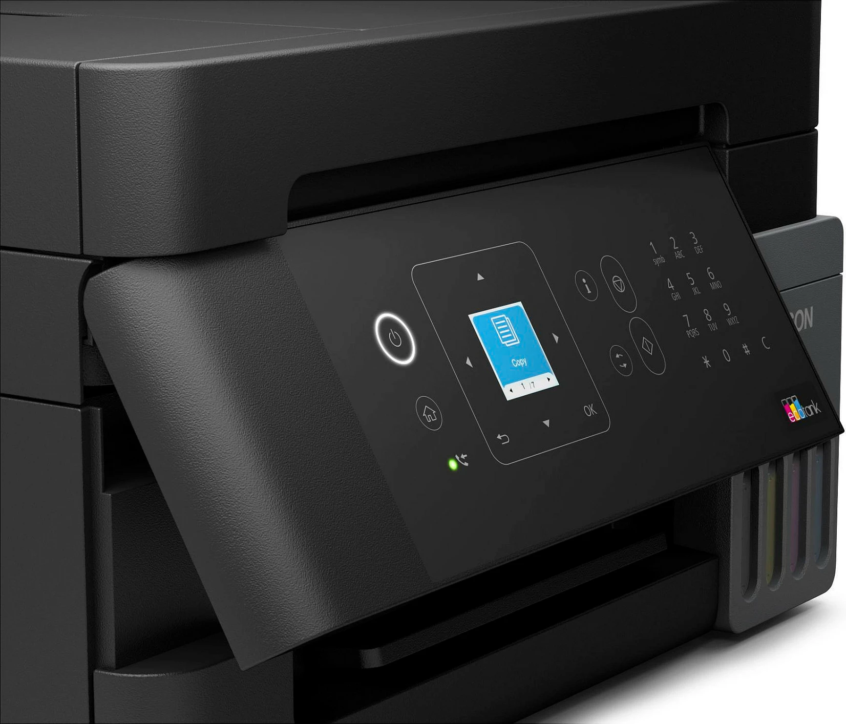 Printer multifunksional Epson EcoTank ET-4905, inkjet me ngjyra A4, Wi‑Fi/Ethernet, ADF, i zi