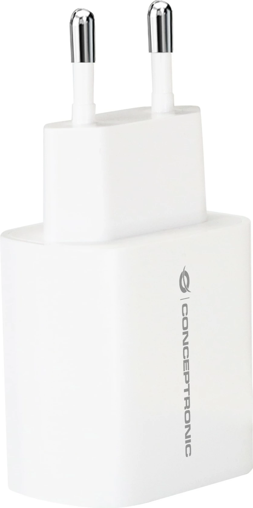 Karikues Conceptronic 1 port USB-C PD 3.0 20W i bardhë