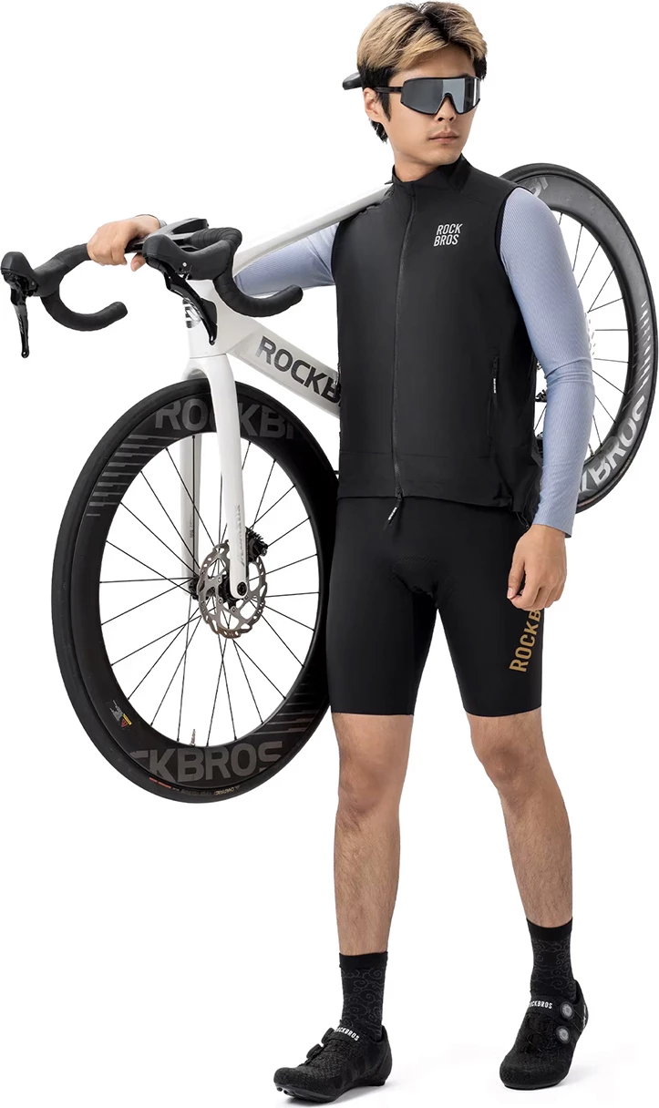 Jelek çiklizmi Rockbros YDMJ003 kundër erës, UPF50+, S, i zi