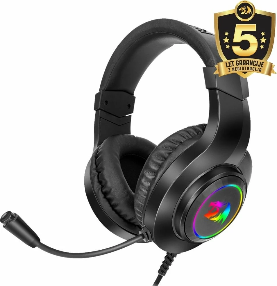 Kufje gaming Redragon Hylas H260, Wired, RGB, Stereo 50mm, Mikrofon, Zezë