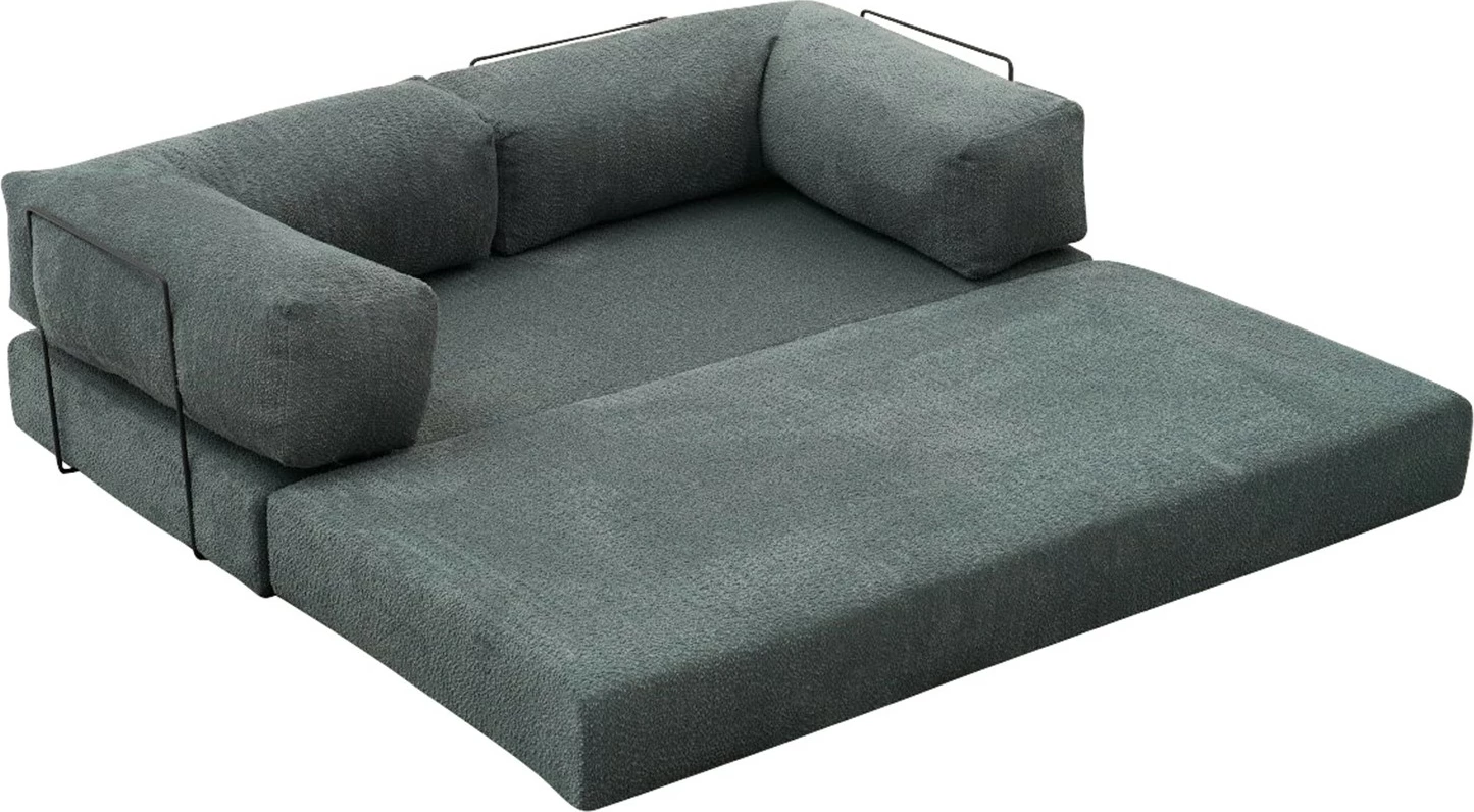 Këndare Comfort, stof 100% chenille, ngjyrë e gjelbër