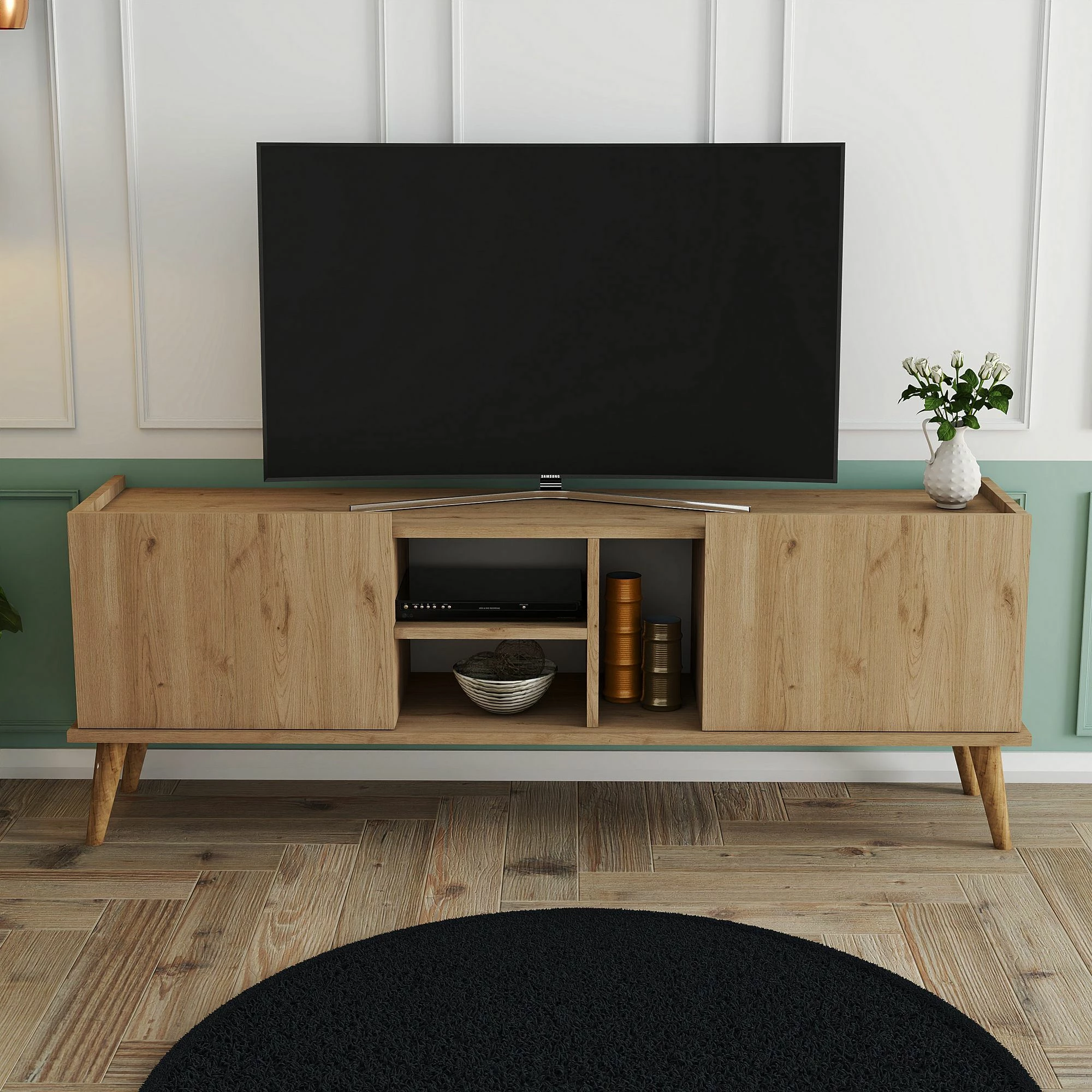 Komodë TV Hanah Home, ngjyrë lisi, Carmen - 1532