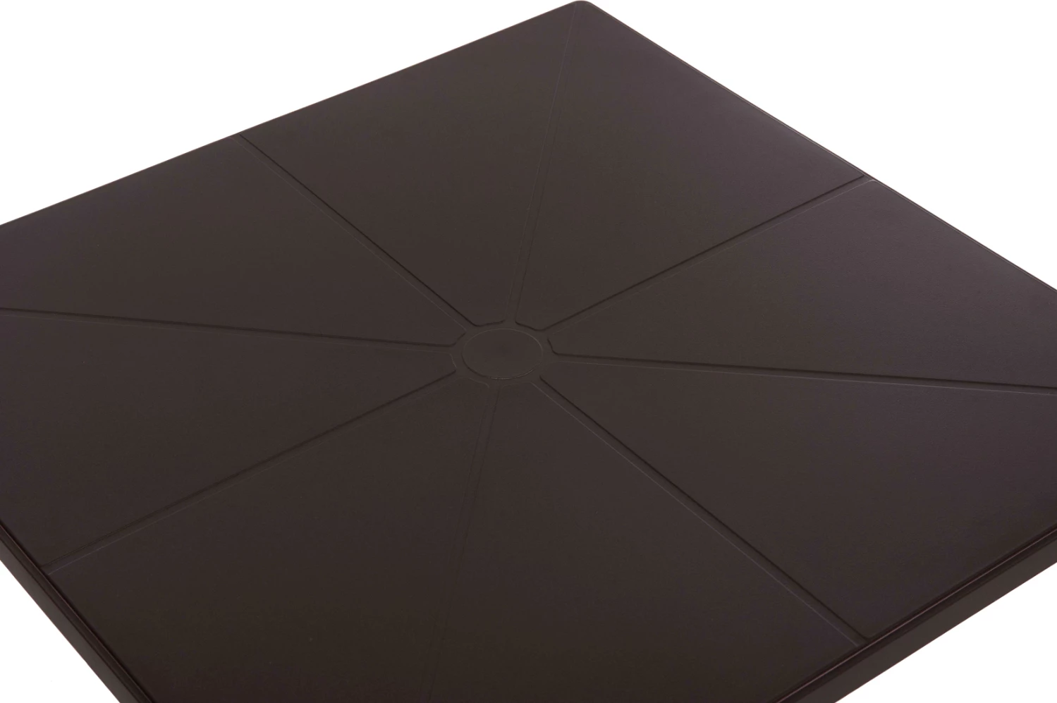 Tavolinë katrore polipropileni për jashtë, ngjyrë kafe, TERRIN FH6125.13, 60x60x75cm